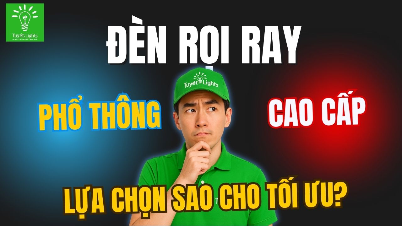 Phân biệt đèn rọi ray phổ thông và đèn cao cấp – Đâu là lựa chọn tối ưu cho showroom?